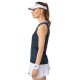 Camiseta Head Performance Azul Marino Plata Mujer
