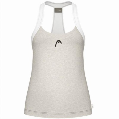 Camiseta Head Play Tech Gris Claro Mujer