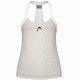 Camiseta Head Play Tech Gris Claro Mujer