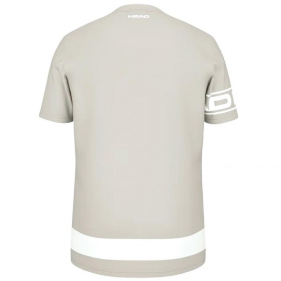 Camiseta Head Pro Player Gris Claro