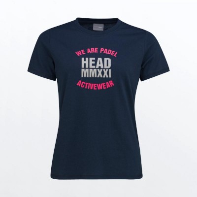 Camiseta Head Skip Azul Oscuro Mujer