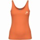 Camiseta Head Spirit II Naranja Mujer