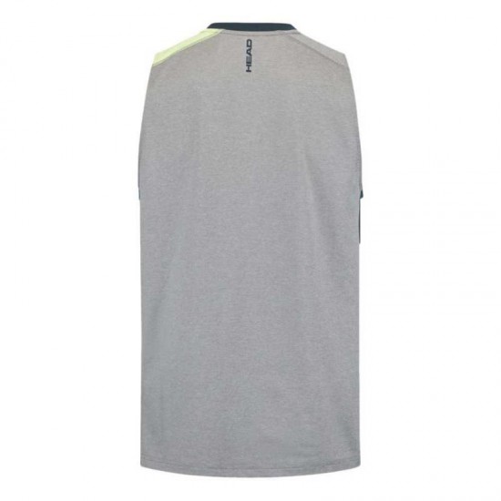 Camiseta Head Top Gris Verde Pastel