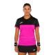 Camiseta Joma Montreal Rosa Negro Mujer