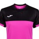 Camiseta Joma Montreal Rosa Negro Mujer