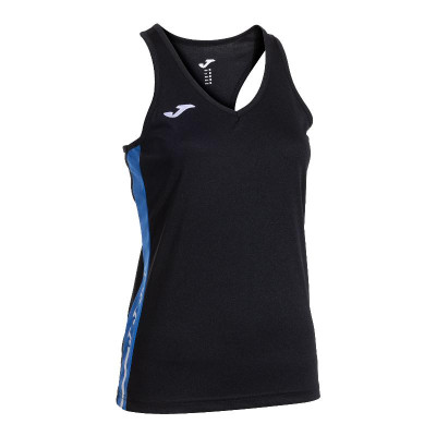 Camiseta Joma Olimpiada Negro Azul Royal Mujer
