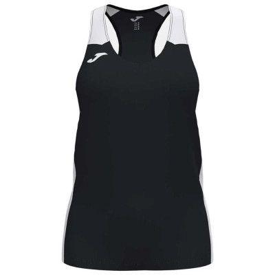 Camiseta Joma Record II Negro Blanco Mujer