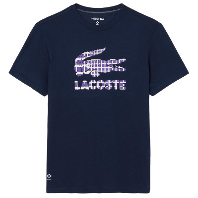 Camiseta Lacoste Daniil Medvedev Tenis Azul Marino