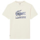 Camiseta Lacoste Daniil Medvedev Tenis Blanco Roto