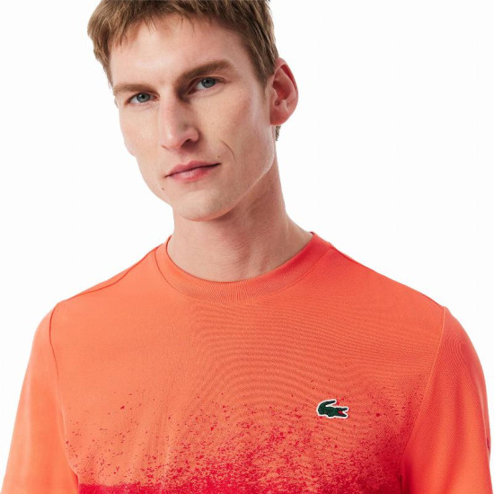 Camiseta Lacoste Novak Djokovic Naranja Rojo