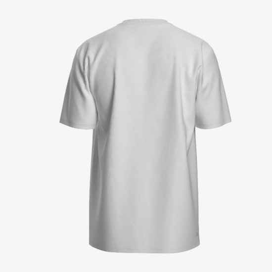 Camiseta Lacoste Sport Bordado Blanco Logo Verde