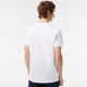 Camiseta Lacoste Sport Marca Contraste Blanco