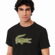 Camiseta Lacoste Sport Negro Kaki