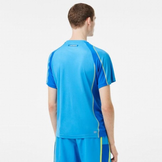 Camiseta Lacoste Sport Pique Azul