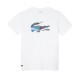 Camiseta Lacoste Sport Punto Blanco