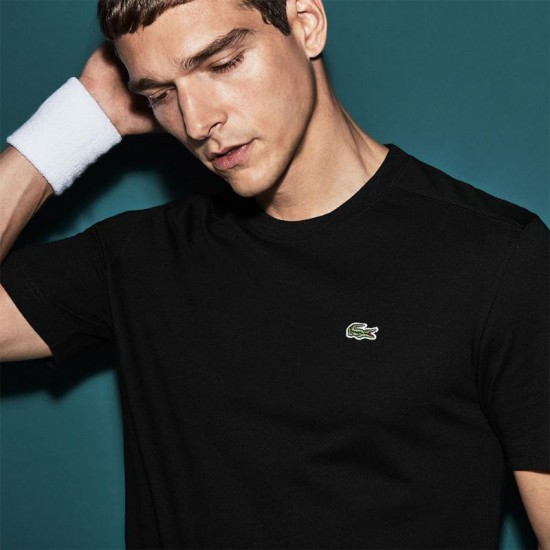 Camiseta Lacoste Sport Regular Fit Negro