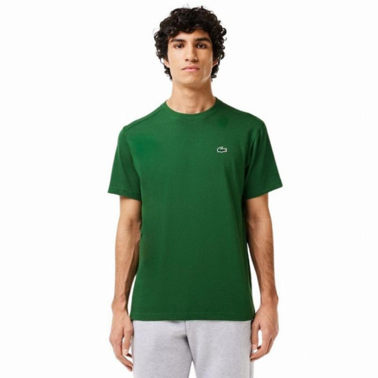 Camiseta Lacoste Sport Regular Fit Verde Oscuro