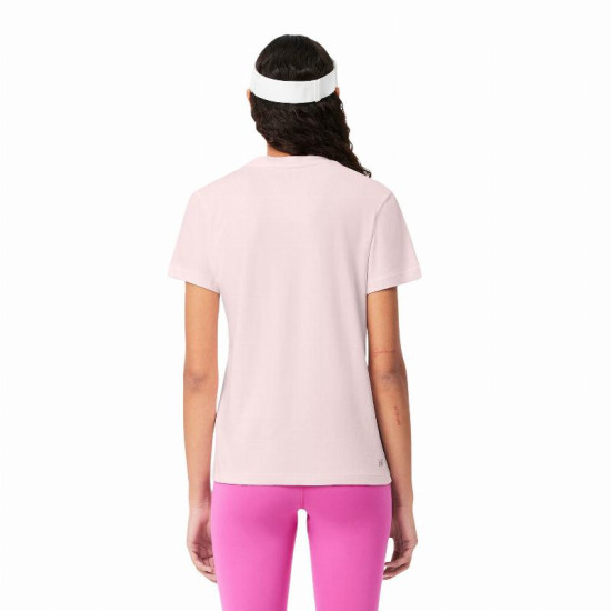 Camiseta Lacoste Sport Rosa Mujer
