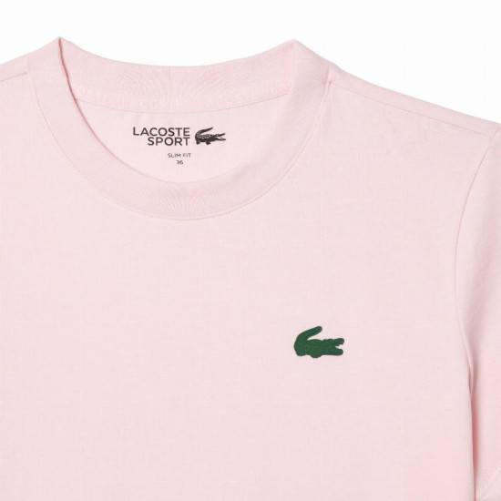 Camiseta Lacoste Sport Rosa Mujer