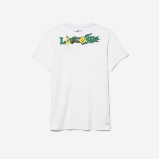 Camiseta Lacoste Sport Tennis Blanco