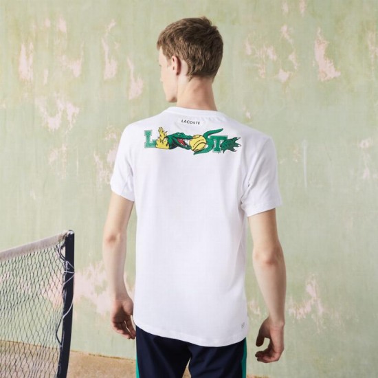 Camiseta Lacoste Sport Tennis Blanco