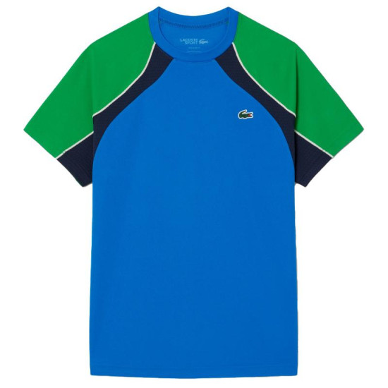 Camiseta Lacoste Ultra Dry Azul Marino Verde