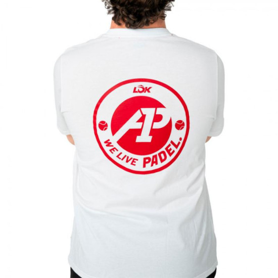 Camiseta Lok A1 Padel Glacier Blanco