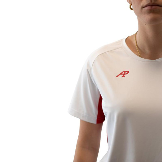 Camiseta Lok A1 Padel Stanish Blanco Mujer