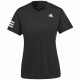 Camiseta Manga Corta Adidas Club Negro Mujer