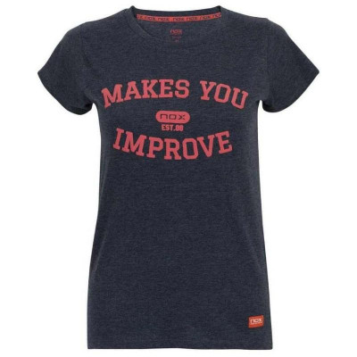 Camiseta Nox Basic Azul Marino Mujer