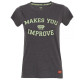 Camiseta Nox Basic Gris Mujer