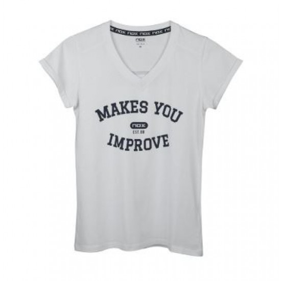 Camiseta Nox Mujer Basic Blanco