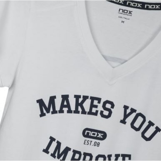 Camiseta Nox Mujer Basic Blanco
