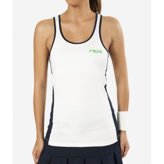 Camiseta Nox Pro Blanca Logo Verde