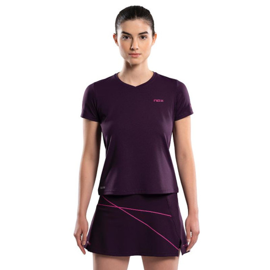 Camiseta Nox Pro Morado Oscuro Mujer