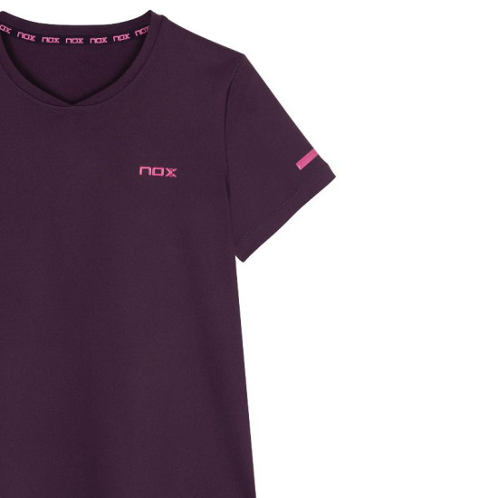 Camiseta Nox Pro Morado Oscuro Mujer