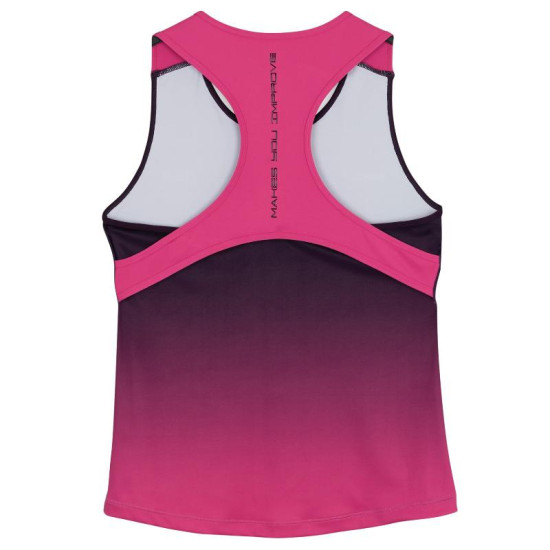 Camiseta Nox Pro Morado Rosa Degradado Mujer