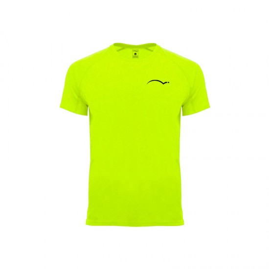 Camiseta Padelpoint Tournament Amarillo Fluor