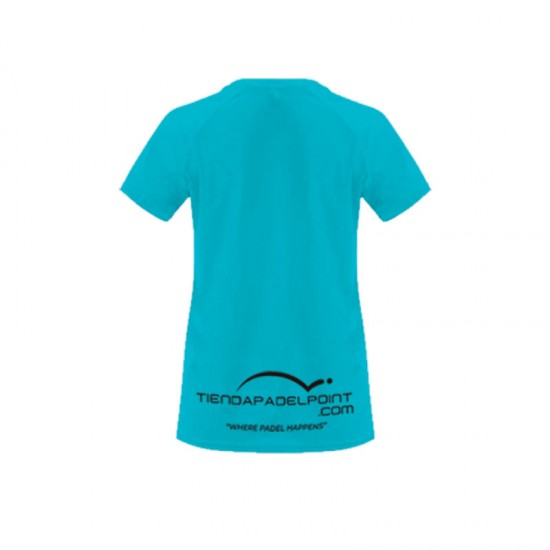 Camiseta PadelPoint Tournament Turquesa Mujer