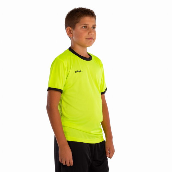 Camiseta Softee Galaxy Amarillo Fluor Negro Junior