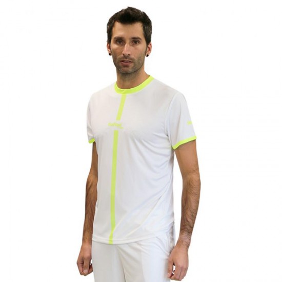 Camiseta Softee Tipex Blanco Amarillo Fluor