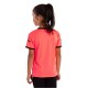 Camiseta Softee Tipex Coral Fluor Negro Junior