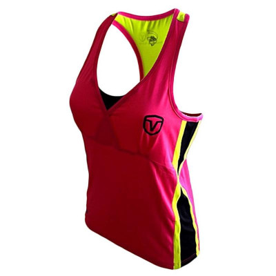 Camiseta Vairo Columns Rosa Mujer