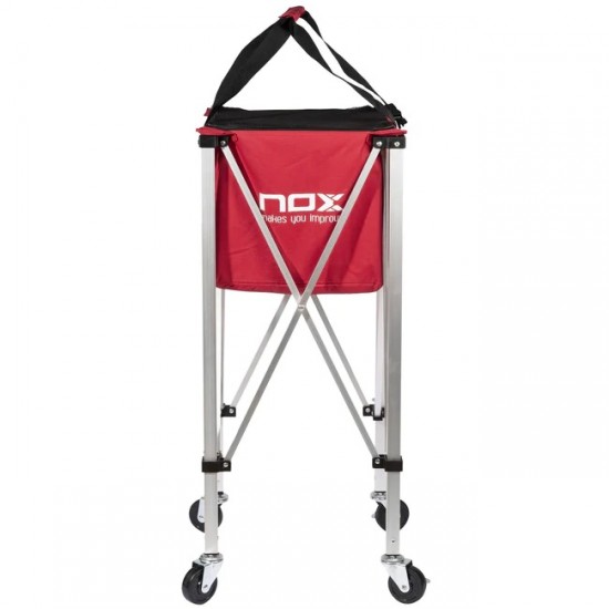 Cesto Bolas Nox Plegable Rojo