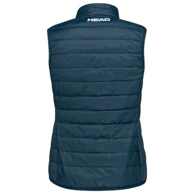Chaleco Head Club Lightweight Azul Marino Blanco Mujer