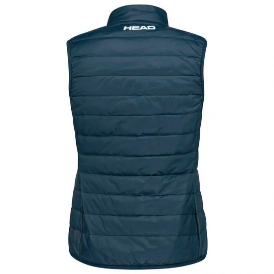 Chaleco Head Club Lightweight Azul Marino Blanco Mujer