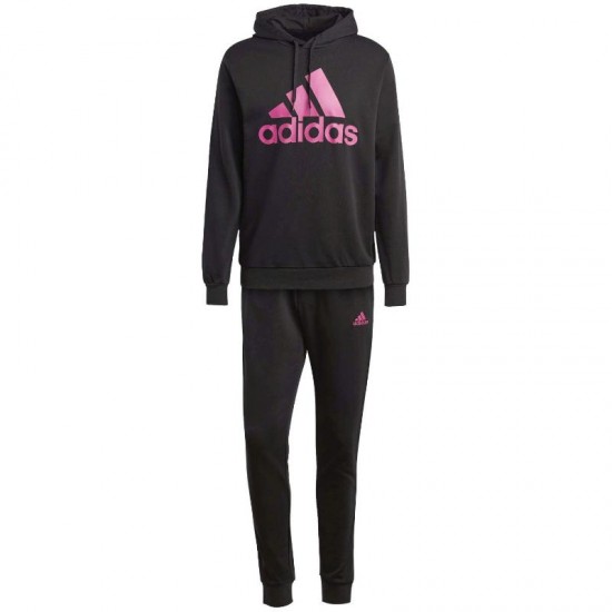 Chandal Adidas BL FT Negro Fucsia