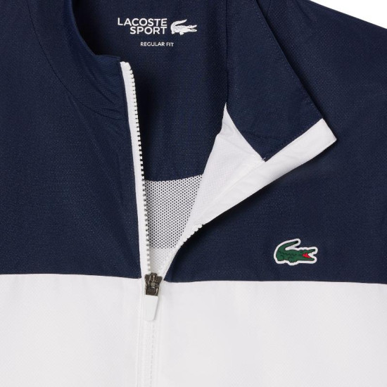 Chandal Lacoste Sport Blanco Azul Marino