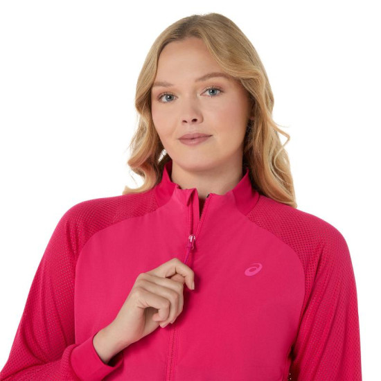 Chaqueta Asics Match Rosa Brillante Mujer