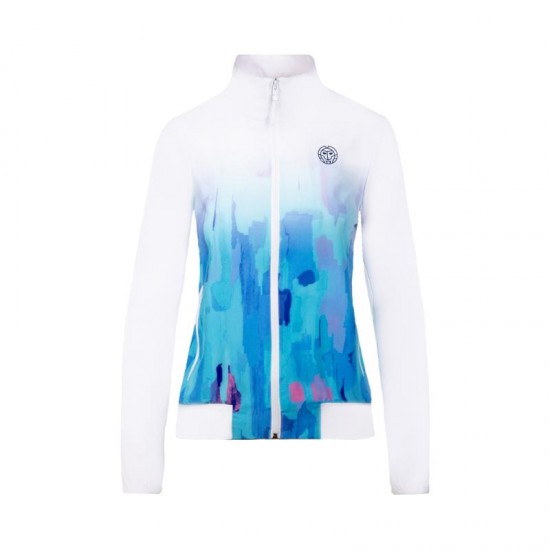 Chaqueta Bidi Badu Gene Tech Blanco Agua Mujer